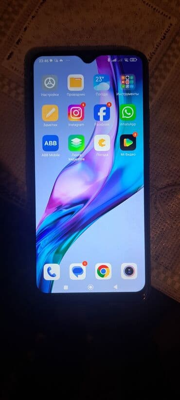 Redmi: Redmi 9, 64 GB, rəng - Qara, Sensor, Barmaq izi, İki sim kartlı