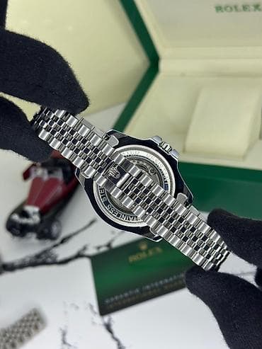 kardinal qolbaq: Qol saatı, Rolex, rəng - Qara — 3