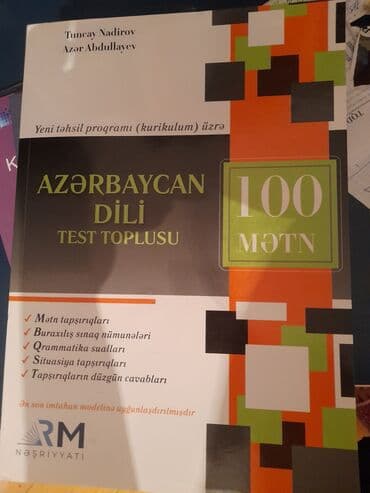 купить книги в баку: Kitab tep tezedir lakin icinde 100 metnden 5 i islenib — 1