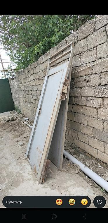 seyfi qapi: Metal qapı və çərçivəsi - Material: qalın metal - Komplekt: qapı — 2