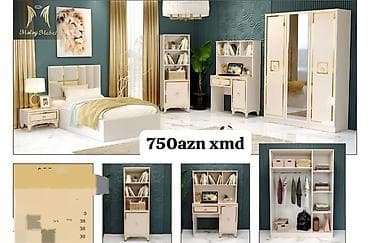 taxta komod: Oğlan və qız üçün, Yeni, 2 tumba, Dolab, Komod — 3