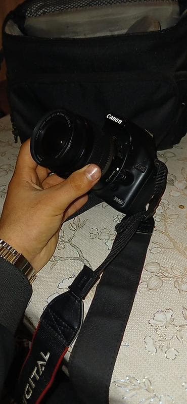 Фото и видеокамеры: Canon EOS 500D DSLR fotoaparat - Sensor: 15.1 MP APS‑C CMOS - Video — 1