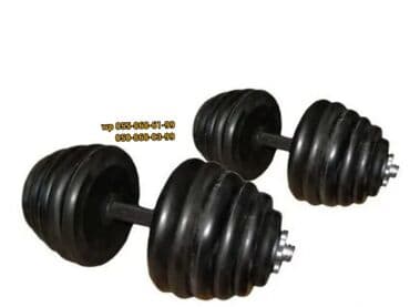 dəmir qantel: Rezin Qantellər, Çəki: 10 kq, Yeni — 4