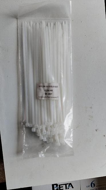 200 ƏDƏD Naylon kabel bağları (zip tie) - Material: Nylon 6.6, UL — 2
