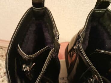 qiz ucun botlar: Ölçü: 40, rəng - Qara, Yeni — 7