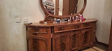 agac qapi: Klassik üslubda salon mebel dəsti - Material: təbii ağac teksturasını — 5