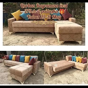 Künc divan dəsti - Qurban Bayramına özəl təklif: 279 ₼ - Yalnız 25–31