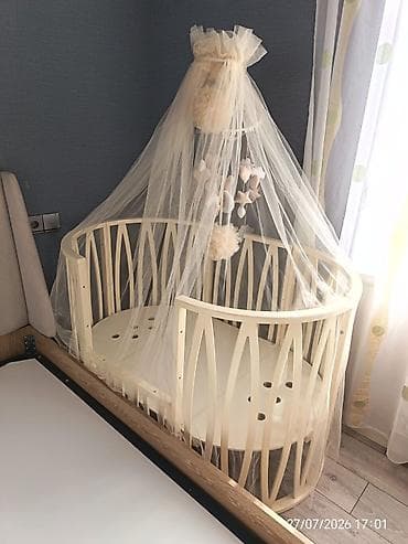 Колыбели: 2 matras və tulude verilir. beşik bir şəkildəki formada olur . birde — 3