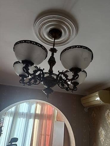 Şamdanlar: Çılçıraq, 5 lampa, Metal — 2