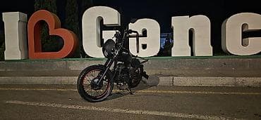 byd disk teker: Yamaha SR250 mator deyisib 150cc zontes matoru qoyulub — 2