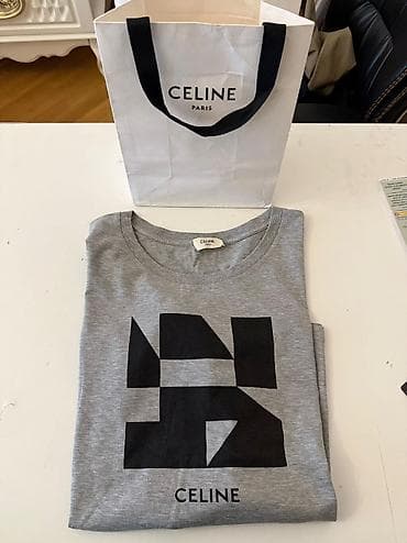 xonca: Original Celine T-shirt ideal veziyetde — 3