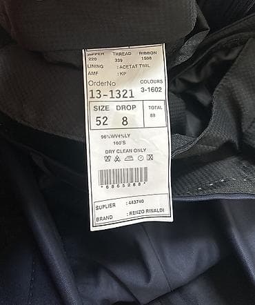 Renzo Rinaldi Milano kişilər üçün klassik kostyum dəsti - Rəng: dərin — 3