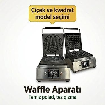 Waffle aparatı 🧇 DRN Peşəkar Vafli Aparatları (Türkiyə) 🏗️ Keyfiyyət