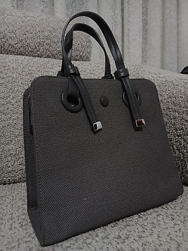 сумка оригинал: Salam çanta təzədir heç istifadə olunmuyub.Boz rəngdir.Kəməridə var — 2