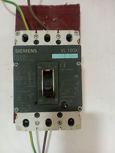 avtomatik suvarma: Siemens Elektrik avtomat, 3 faza, 480 Vt — 1