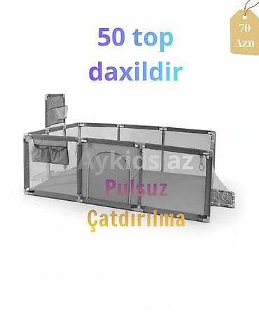 👶🛝 Böyük Ölçülü Uşaq Oyun Maneji – Təhlükəsiz Oyun Məkanı Körpənizin