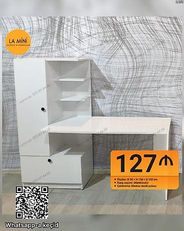 laminat mat: Künc masa, Polkalı, Siyirməli, Sadə laminat, Zəmanətsiz, Kredit yoxdur — 1