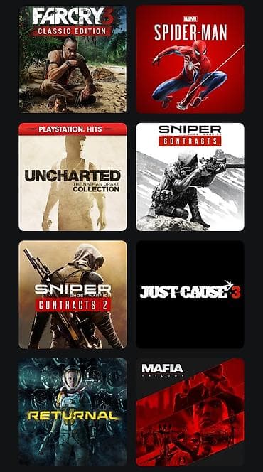 oyun disk: PSN Türkiyə hesabı barter edilir PS5 diskləri ilə. Oyunlar həm PS4 — 7