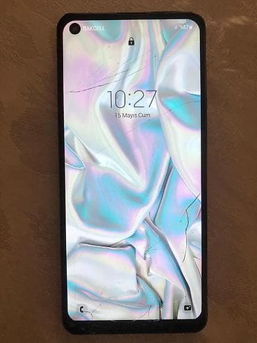 redmi 15 5g: Samsung Galaxy A21S, rəng - Mavi, Qırıq — 1