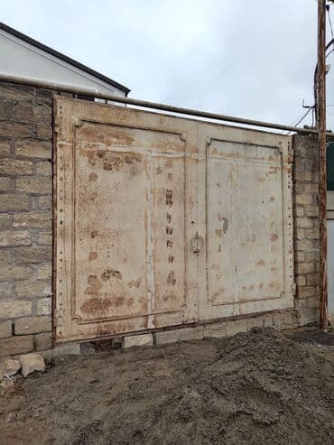 Pəncərələr: Dəmir Həyət darvazası, Yana açılan, 3 m, Mexaniki — 1