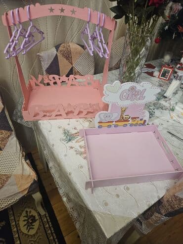 Yemək masaları, oturacaqları: Allah hər bir evə övlad nesib etsin belə xonça alıb bezeyib qonaq — 2