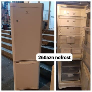 no frost soyuducu qiymetleri: 2 qapılı Indesit Soyuducu Satılır, rəng - Ağ — 1