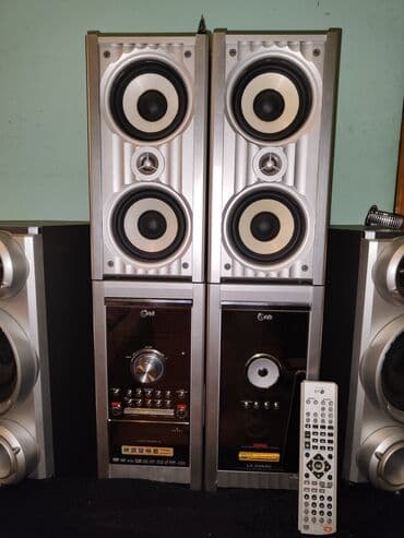 LG musiqi mərkəzi Xüsusiyyətlər: - Güclü 2 hissəli ön akustik sistem