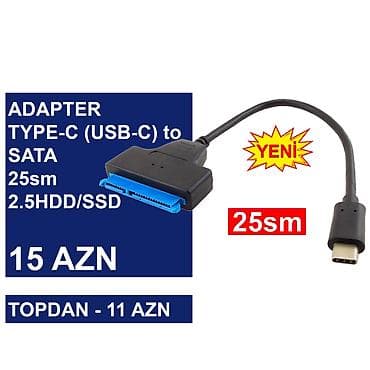 xarici hard disk: Type-C/USB-C Adapterlər/Konverterlər (Çeviricilər) ⭐Type-C (USB-C) to — 8