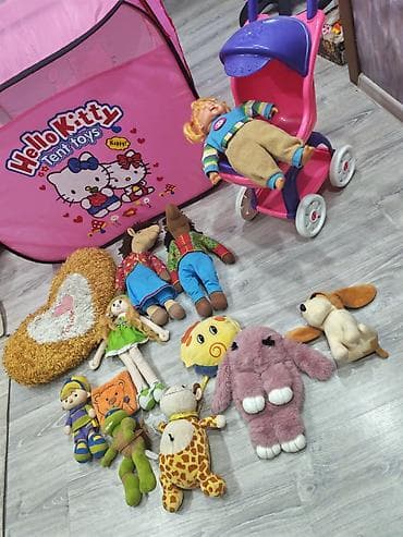 автомобильный набор: Uşaq üçün oyun seti Komplektə daxildir: - Hello Kitty Temalı çadır — 4