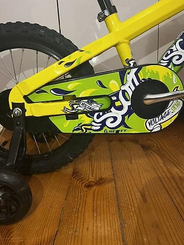 velosiped 16: İki təkərli Uşaq velosipedi Scott, 16", sürətlərin sayı: 1 — 3