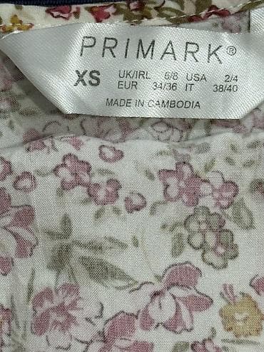 şort: Primark qadın köynəyi – çiçək naxışlı kroptop - Brend: Primark - — 3