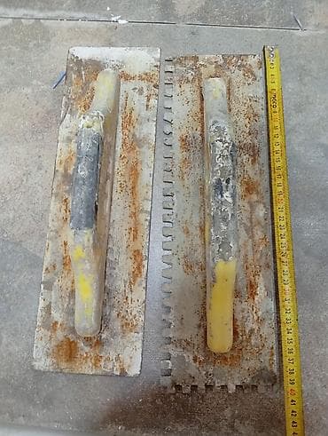 Şpatel Kafel üçün, Metal