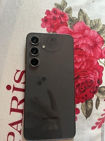 Samsung Galaxy S24 FE, 256 GB, rəng - Boz, Barmaq izi, Face ID, Sensor — 5