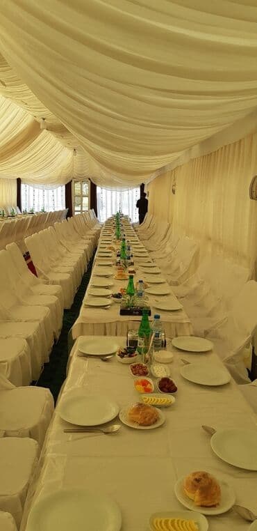 столовая в аренду: 24 SAAT VİP çadırların qurulması yas merasim çadır mərasimi çadır — 8