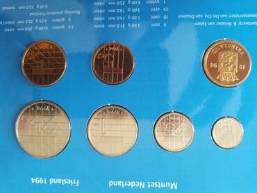 1 manat nece rubl: Набор монет Нидерланд — 2