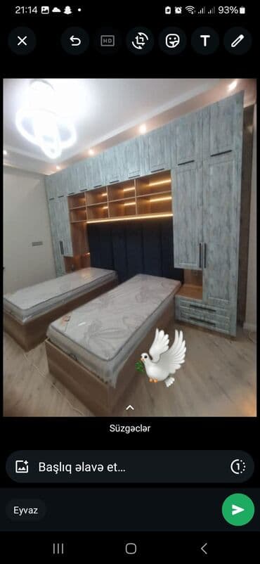 demir yataq: Carpayılar yeni — 1