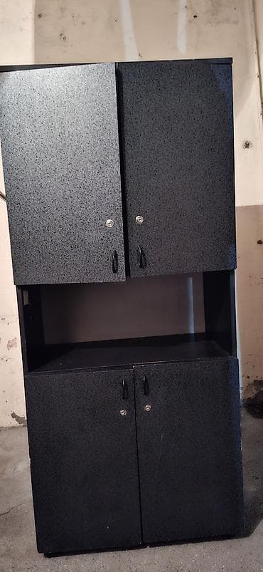 İki bölməli çoxfunksiyalı şkaf - Material: laminat/DMF tipli taxta — 2