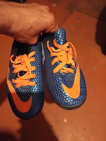 Uşaq ayaqqabıları: Rəng - Mavi Krossovkalar, Nike, Ölçü: 32, Oğlan üçün — 3