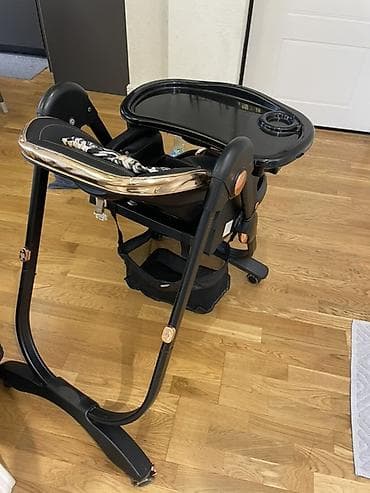 qara şalvar: Uşaq yemək stulu – çoxfunksiyalı, təkərli model - Geniş, çıxarıla — 2