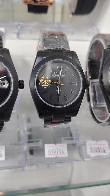 Məhsul: Qara rəngli qol saatları (Oyster Perpetual üslubu) Təsvir: - — 2