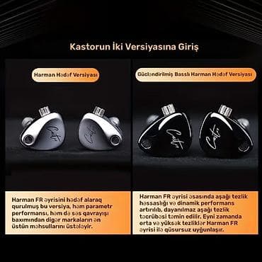 Ноутбуки: Orijinal KZ Castor Professional İEM (Mikrofonlu) – Gaming və HiFi üçün — 4