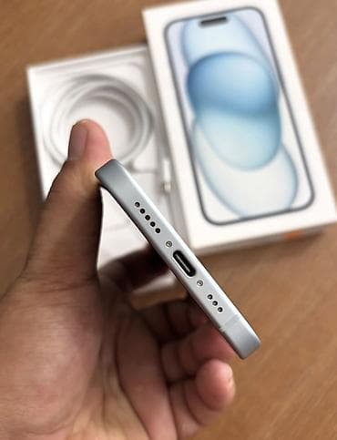 barter android: IPhone 15, 128 GB, Ağ, Zəmanət, Simsiz şarj, Face ID — 5