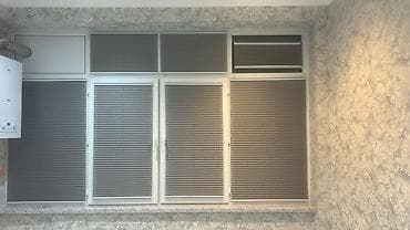 polis sekileri: Plisse jalüzlər – pəncərə və balkon qapıları üçün kompakt — 2