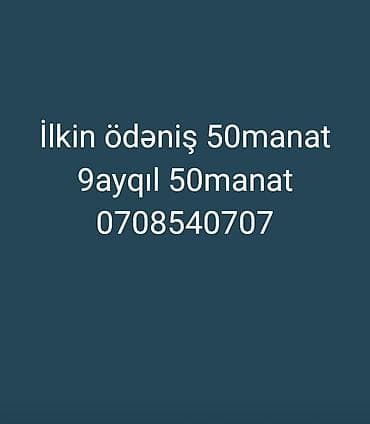 Xidmət: Hissə-hissə ödənişlə təklif - İlkin ödəniş: 50 manat -
