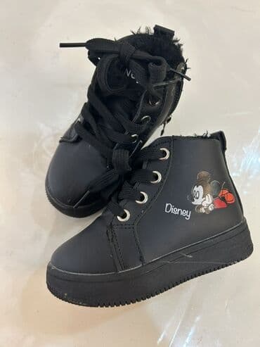 ust geyim: Uşaq botları – qara rəng, isti xəzli astar - Model: yüksək boğazlı — 2