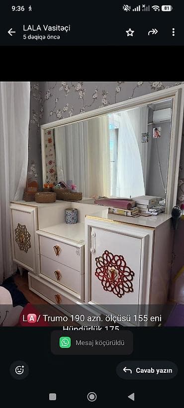 L🅰/ Trumo 190 azn. ölçüsü 155 eni
Hündürlük 175 
²⁶³⁶ Xırdalan. LALA — 1