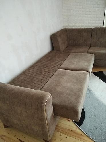 alcipan dekor: İşlənmiş, Künc divan, Qonaq otağı üçün, Açılan — 4