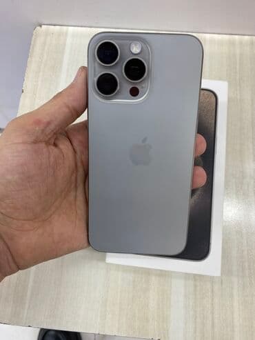 apple iphone 11 pro: IPhone 15 Pro Max, 256 GB, Natural Titanium, Face ID — 6