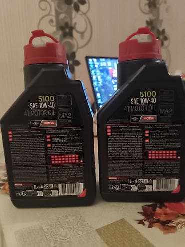 cg motor: Motul 5100 10W-40 4T motosiklet üçün mühərrik yağı 2 ədədi 45 manata — 2