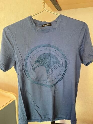 qaqa stili: Мужская футболка, Stefano Ricci, XS, цвет - Синий — 1